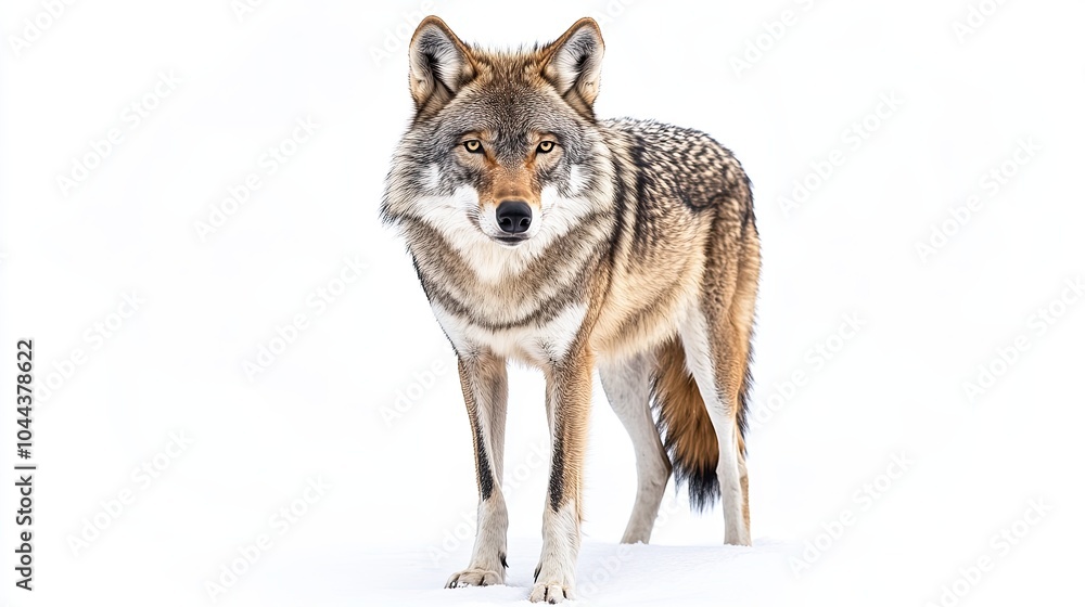 Obraz premium wolf isolated on white background