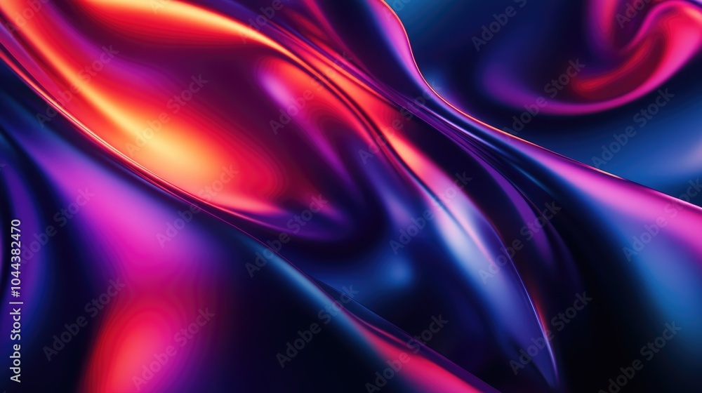 Obraz premium Abstract Swirling Gradient with Vivid Colors