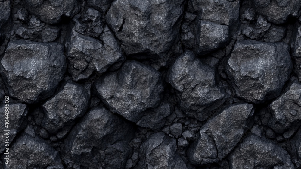 Dark and dramatic black rock wallpaper, a bold choice for modern design background Dark and dramatic black rock wallpaper, a bold choice for modern design background
