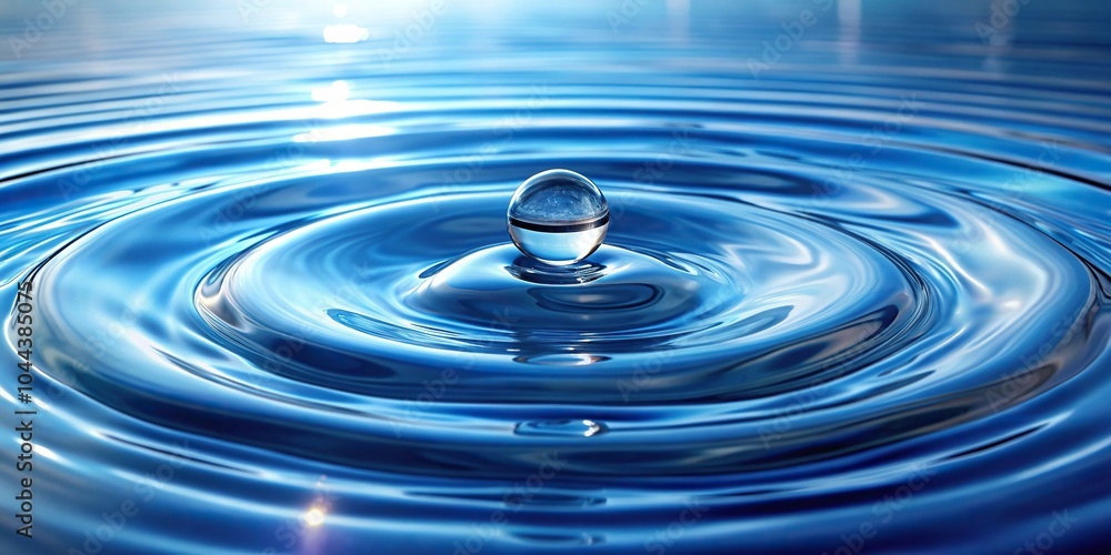 Realistic water surface with ripples and crystal clear water surface extreme close-up Realistic water surface with ripples and crystal clear water surface extreme close-up