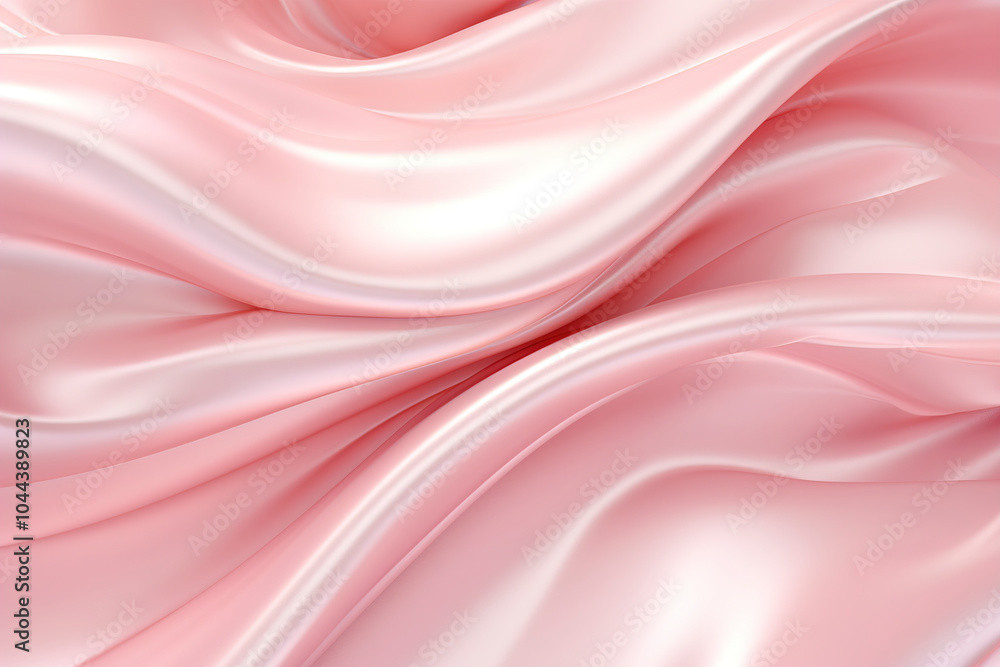 Obraz premium A stunning pink silk cloth background. (Generative AI)