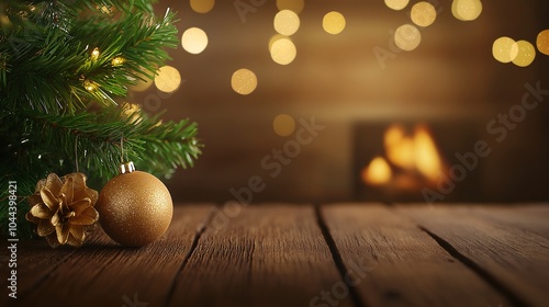 Cozy Christmas Tree with Festive Illumination