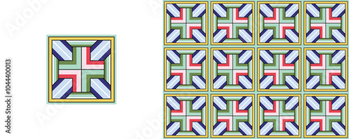 Dan-cheong. Korean traditional decorative patterns of temples.