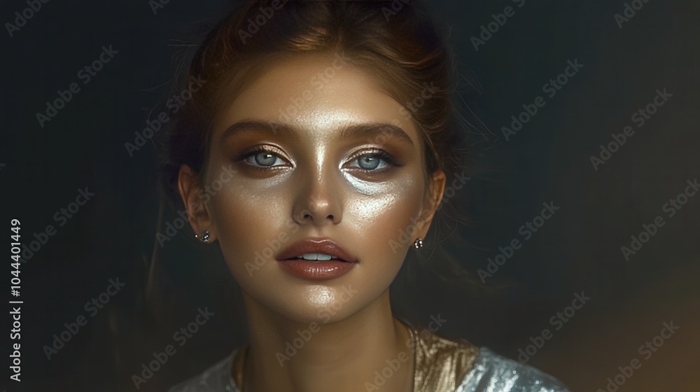 Fototapeta premium Ethereal Glow Portrait