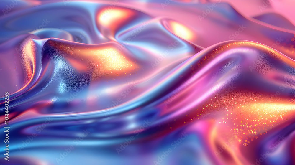 Abstract Background with Purple, Blue, and Gold Abstract Background with Purple, Blue, and Gold