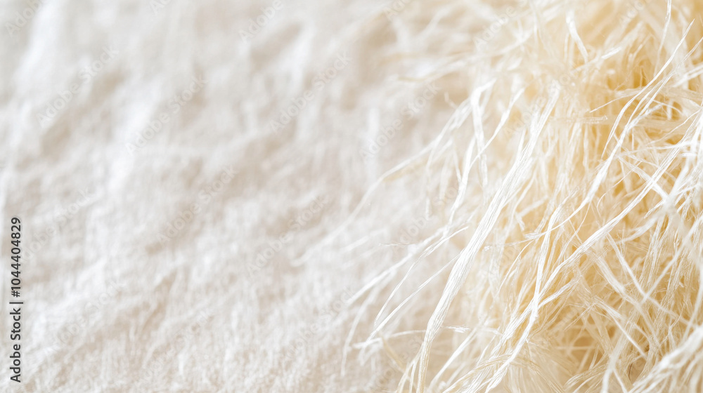 Fototapeta premium Cellulose fibers native lignocellulosic fibers