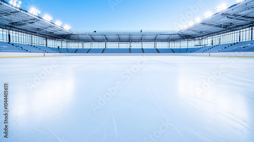 Empty Ice Hockey Stadium: A...