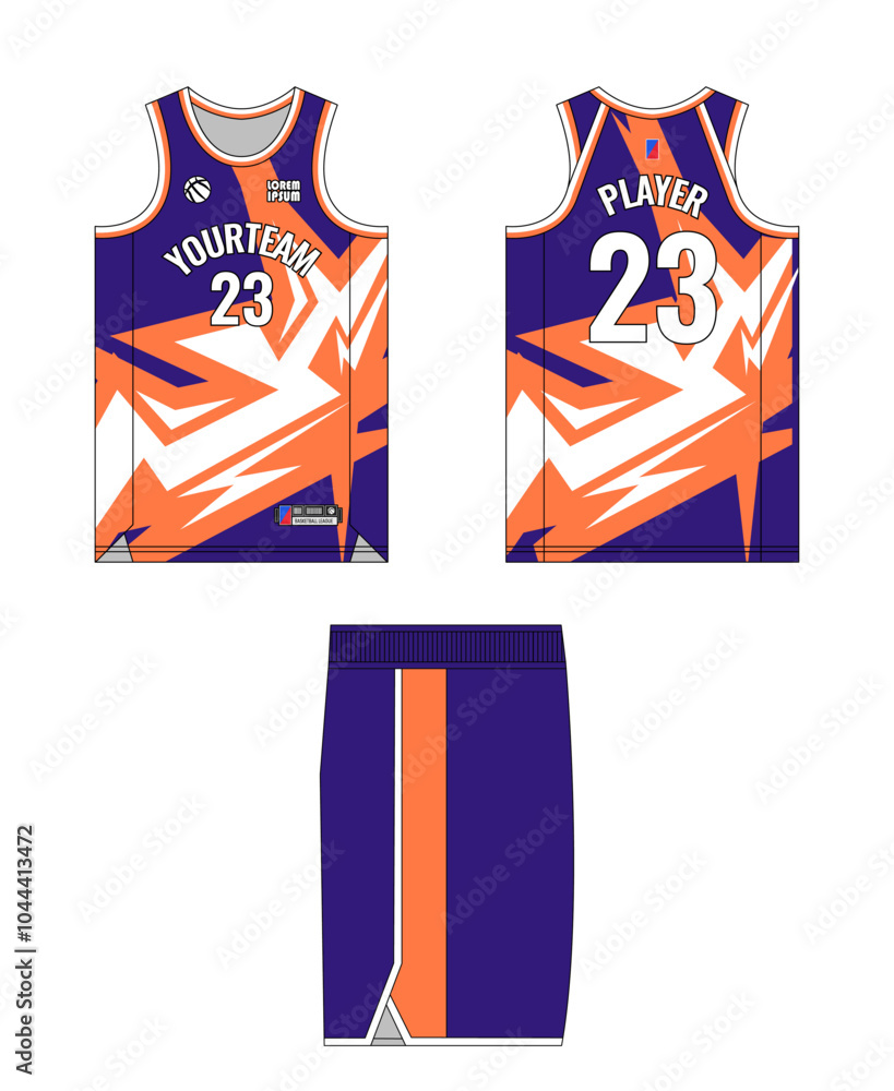 Basketball jersey template design, basketball uniform mockup design, vector sublimation sports apparel design, jersey basketball ideas. Basketball jersey template design, basketball uniform mockup design, vector sublimation sports apparel design, jersey basketball ideas.