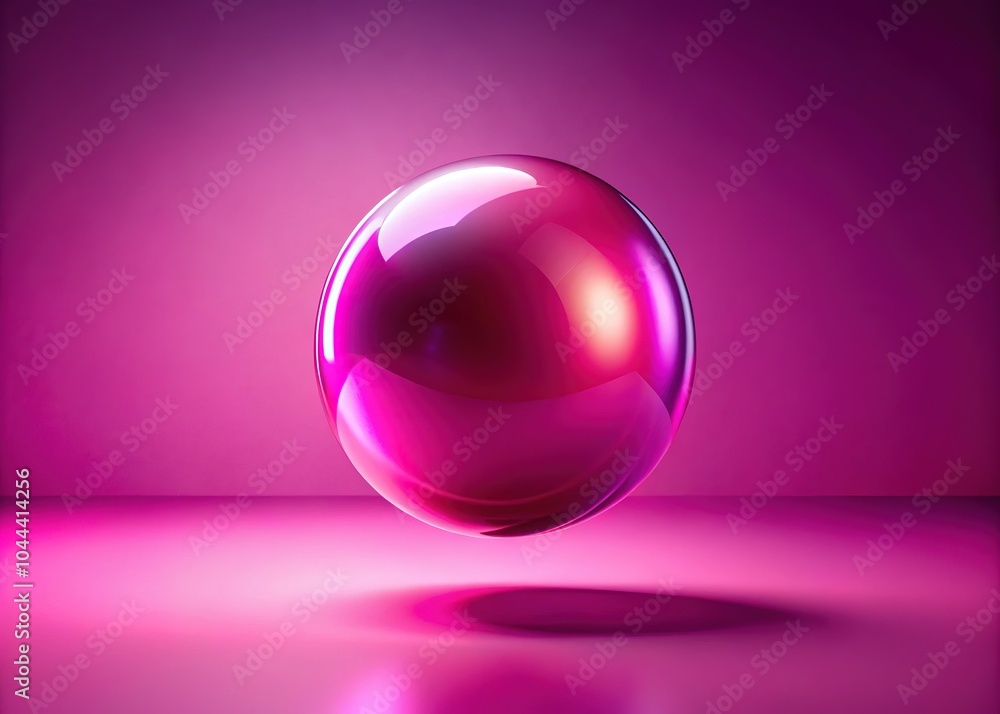 Against a vibrant pink canvas, a floating purple sphere emerges, crafting a striking modern abstract visual that enchants with its colorful interplay. Against a vibrant pink canvas, a floating purple sphere emerges, crafting a striking modern abstract visual that enchants with its colorful interplay.
