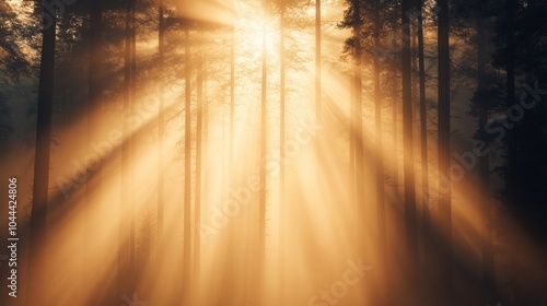 Serene Forest with Soft Diffused Lighting