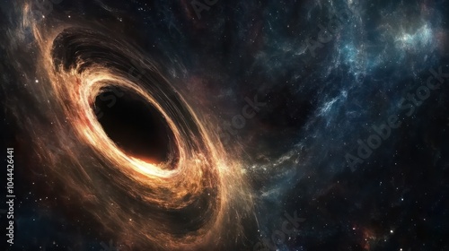 Black holes illustrations, scientists exploring the mysteries of black holes in the vastness of space