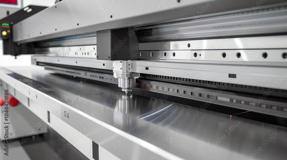 Obraz premium CNC sheet metal bender with high precision