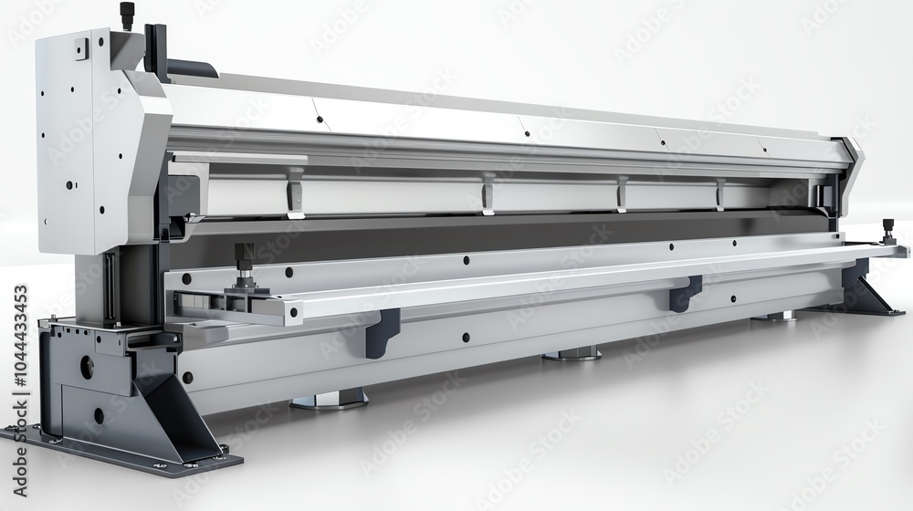 Manual bending brake for light metal sheets Manual bending brake for light metal sheets