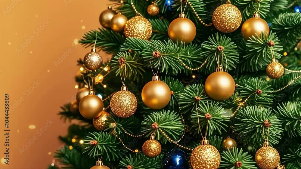christmas tree and decorations 4k video christmas tree and decorations 4k video
