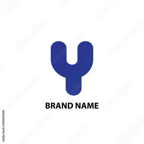 creative elegant modern minimalist letter Y logo