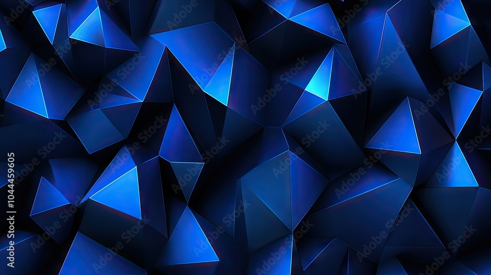 Abstract 3D chaotic surface made of sharp, intersecting polygons, creating a modern and futuristic low-poly design in dark tones. Abstract 3D chaotic surface made of sharp, intersecting polygons, creating a modern and futuristic low-poly design in dark tones.