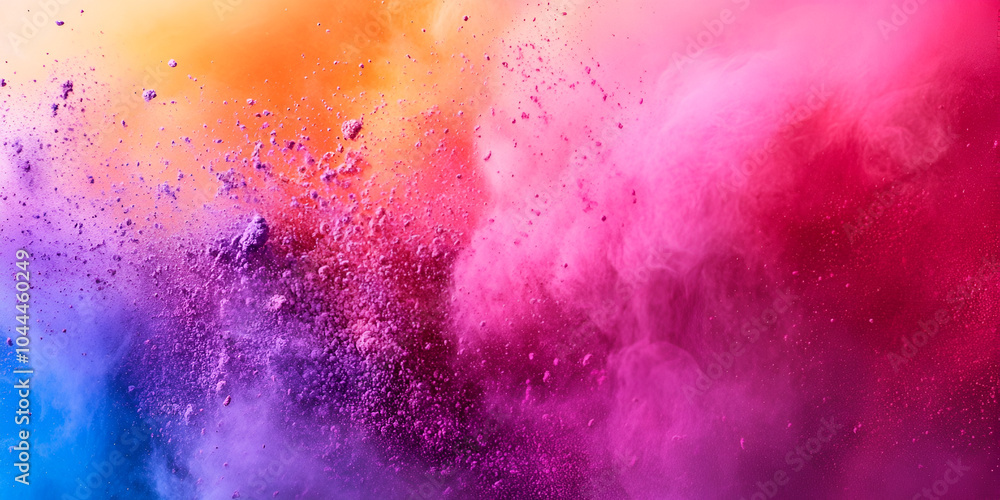 Vibrant Multi-Colored Smoke on Dark Background Vibrant Multi-Colored Smoke on Dark Background