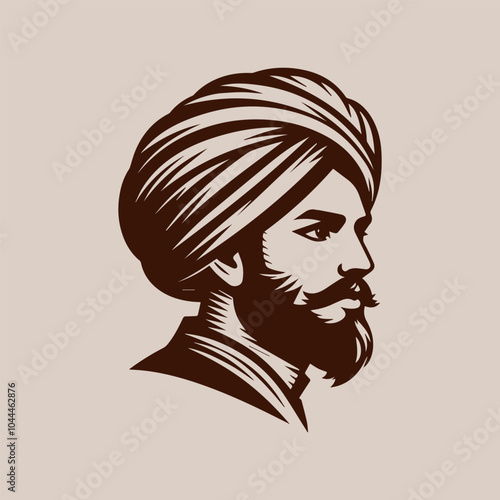 Indian man wearing turban 