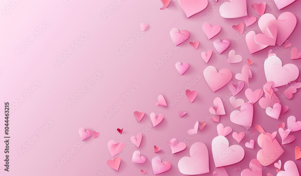 Pink Hearts Background Pink Hearts Background