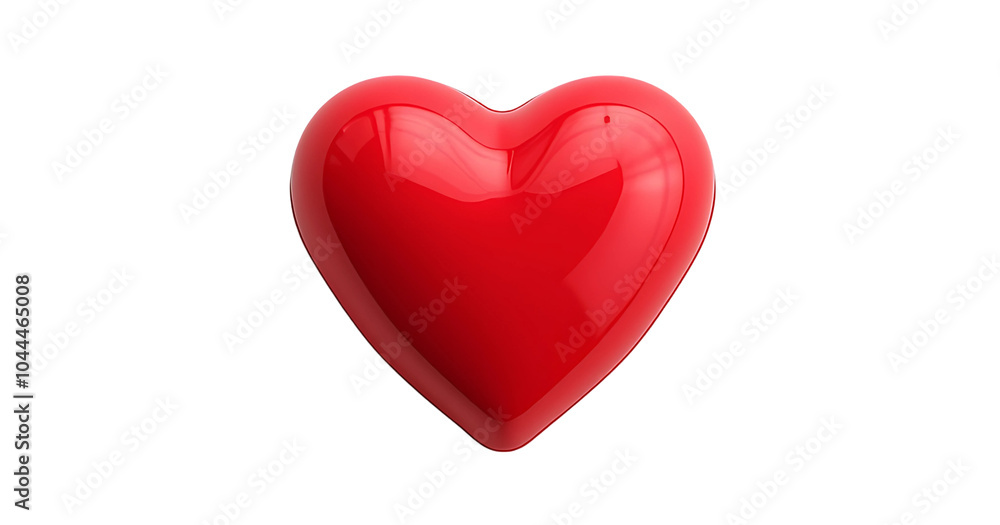 red heart isolated red heart isolated