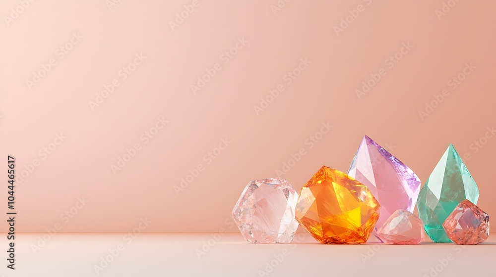 Mesmerizing 3D Gemstones Undergoing Heat Treatment on Clean Background Mesmerizing 3D Gemstones Undergoing Heat Treatment on Clean Background