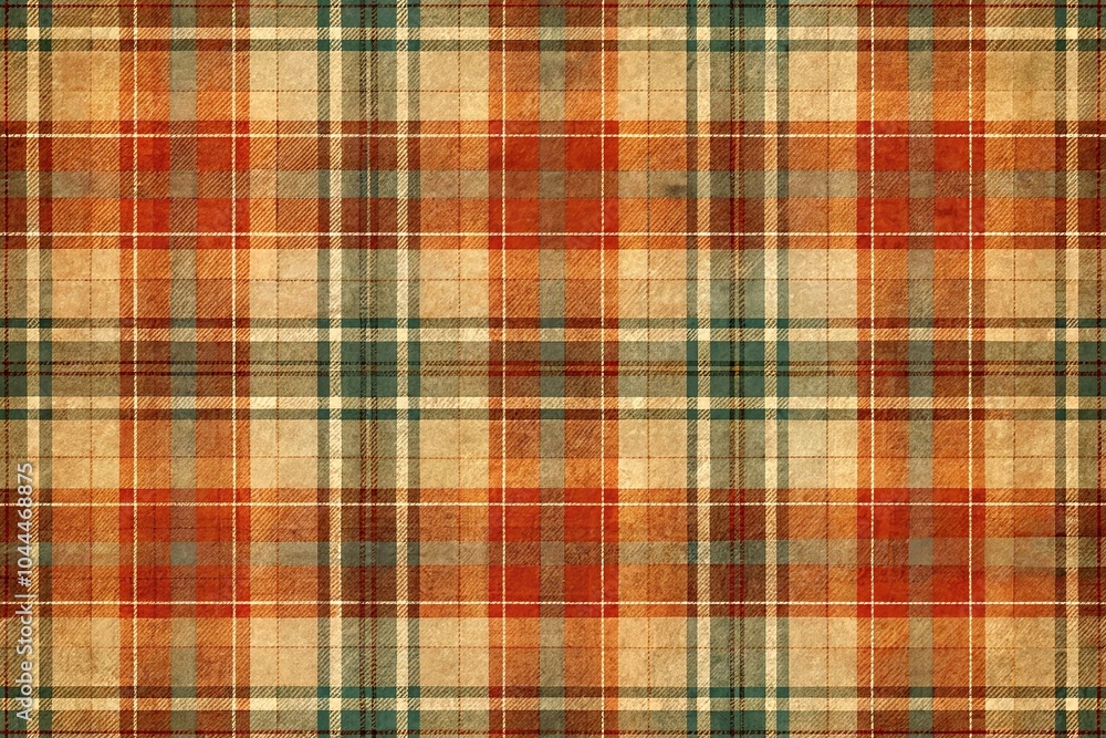 Rustic tartan plaid texture with distressed look Rustic tartan plaid texture with distressed look