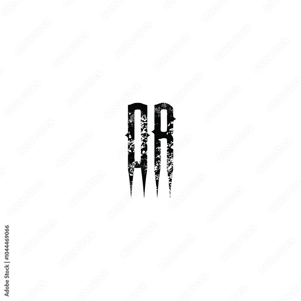 DR monogram logo design letter text name symbol monochrome logotype alphabet character simple logo DR monogram logo design letter text name symbol monochrome logotype alphabet character simple logo