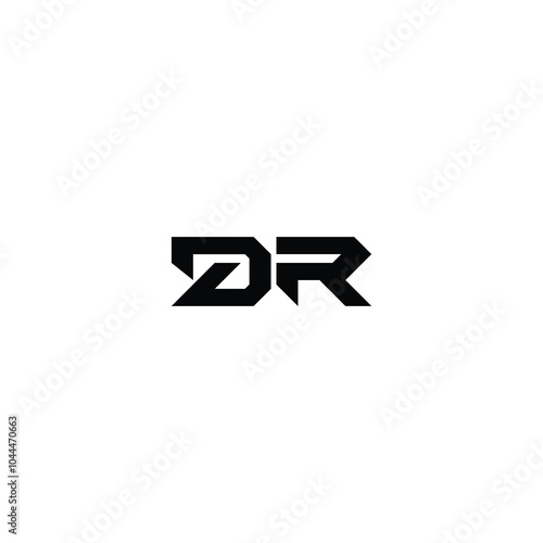 Free Download DR monogram logo design letter text name symbol monochrome logotype alphabet character simple logo - GFXLoad