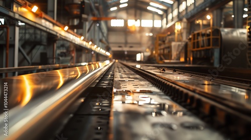 A bending machine in a largescale manufacturing facility