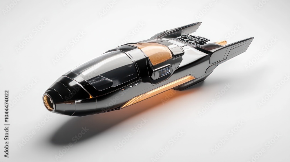 A dynamic angle of a quantum-powered capsule vehicle A dynamic angle of a quantum-powered capsule vehicle