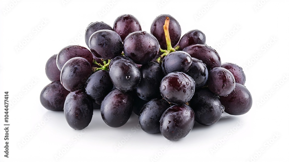 Fototapeta premium bunch of grapes isolated on white background