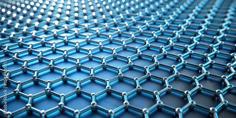 Hexagon layers of graphene stacked in rendering , graphene, layering, stacking, nanomaterials, super materials Hexagon layers of graphene stacked in rendering , graphene, layering, stacking, nanomaterials, super materials