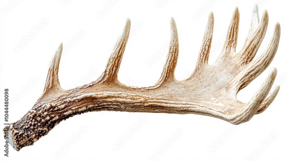 Obraz premium Antler isolated on white background
