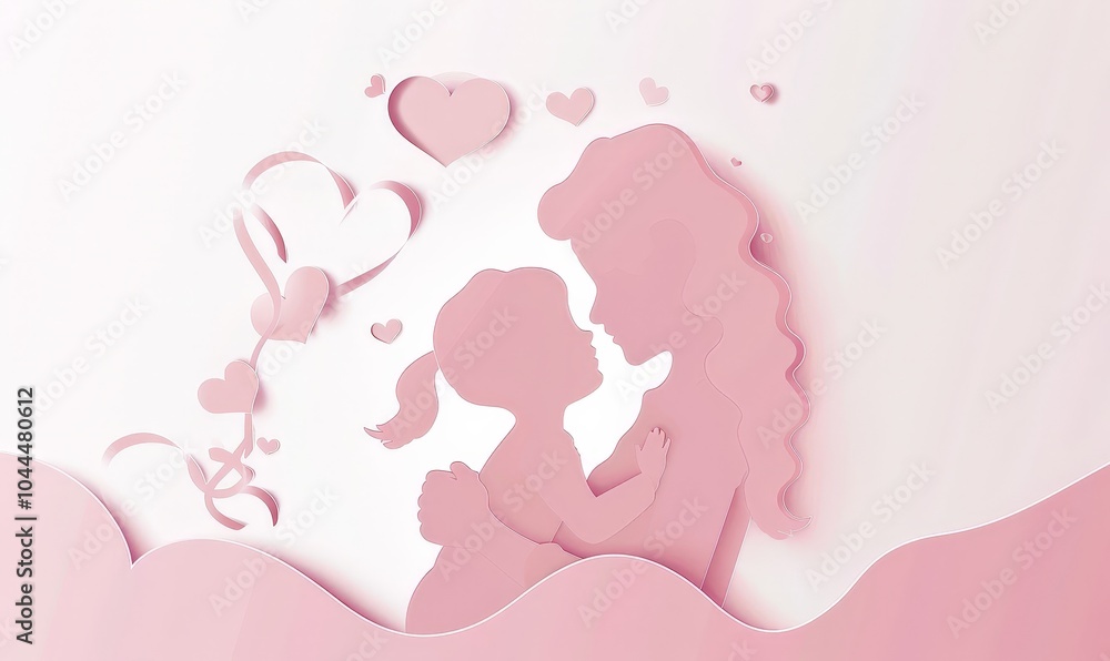 Mother's Day Card Paper Art Mother's Day Card Paper Art