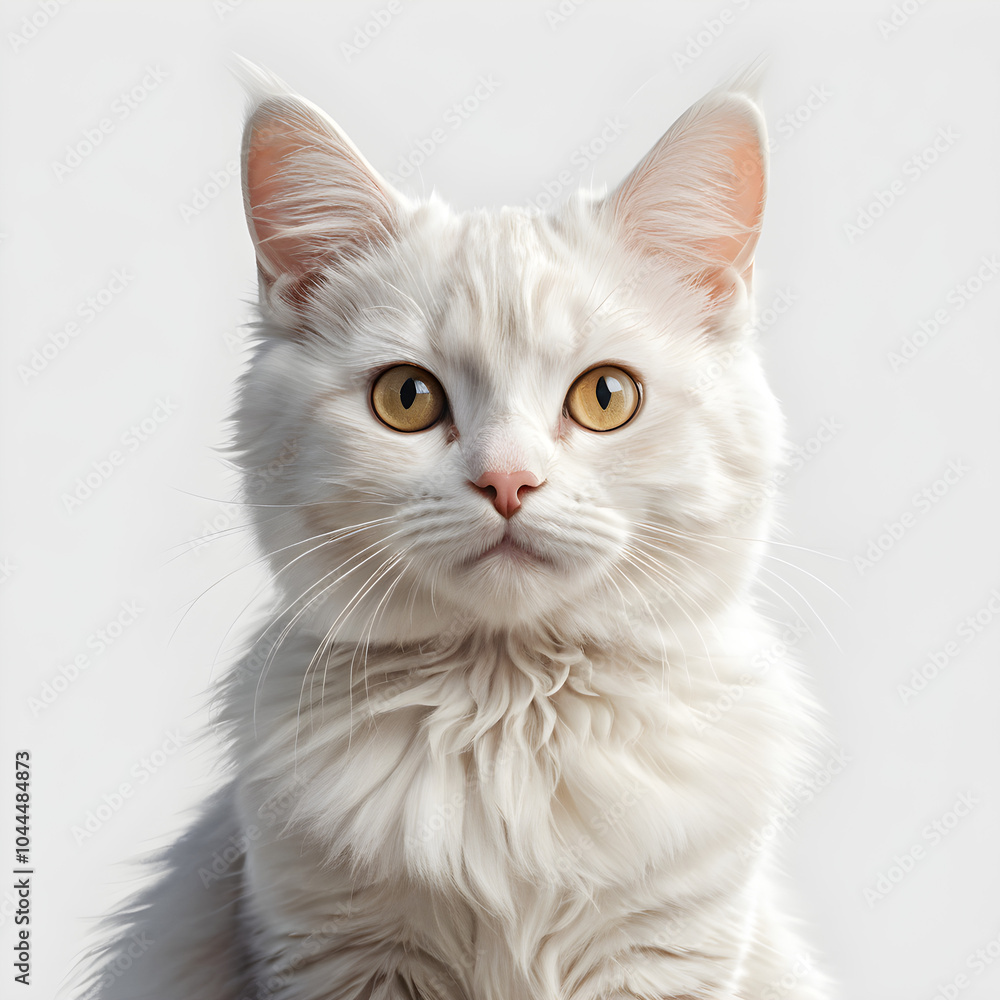 british cat isolated on white. british kitten isolated on white. british cat isolated on white. british kitten isolated on white.