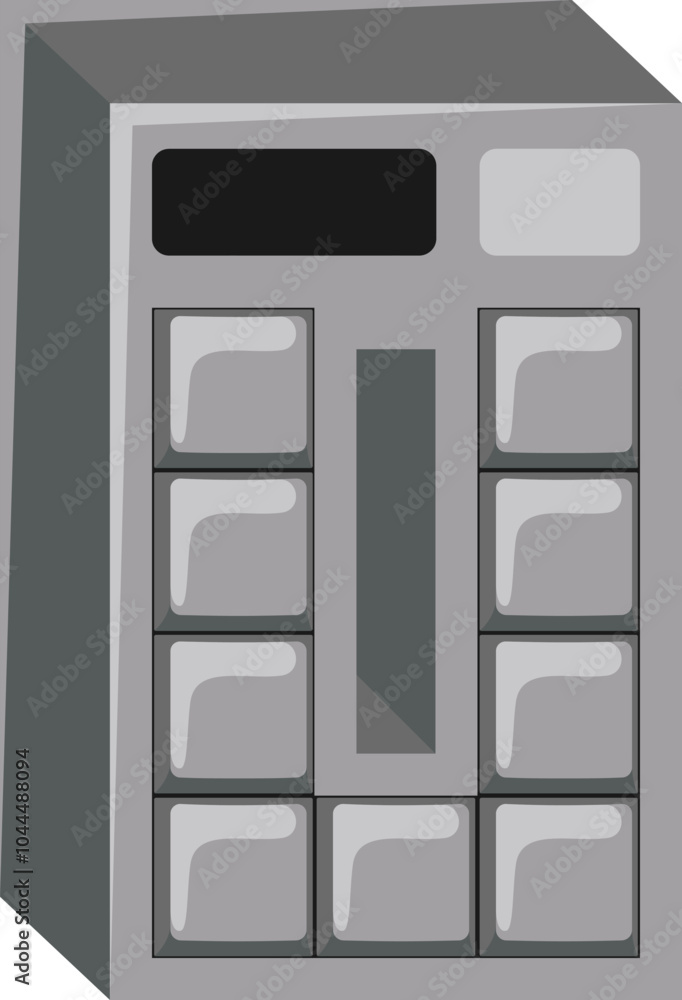 Calculator Letter Alphabet Vector Element O