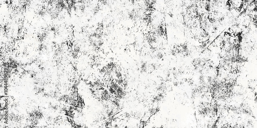 Grunge black and white crack paper texture design. Grunge surface wall cracks brushed plaster wall. Abstract seamless vector gray concrete texture. Gray distressed grunge texture or panorama wall art.