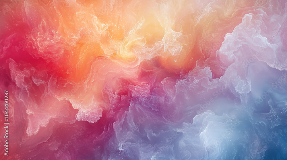 Soft and colorful aura patterns with swirling textures in warm and cool tones for emotional and spiritual themes Soft and colorful aura patterns with swirling textures in warm and cool tones for emotional and spiritual themes