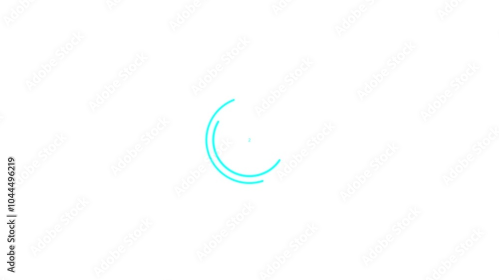 4K Video Countdown. 10 to 0 animation with glowing edges on background. 4K Video Countdown. 10 to 0 animation with glowing edges on background.