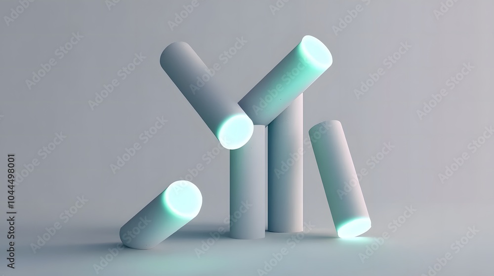 Abstract 3d rendering of a modern geometric background. Minimalistic design for poster, cover, branding, banner, placard Abstract 3d rendering of a modern geometric background. Minimalistic design for poster, cover, branding, banner, placard