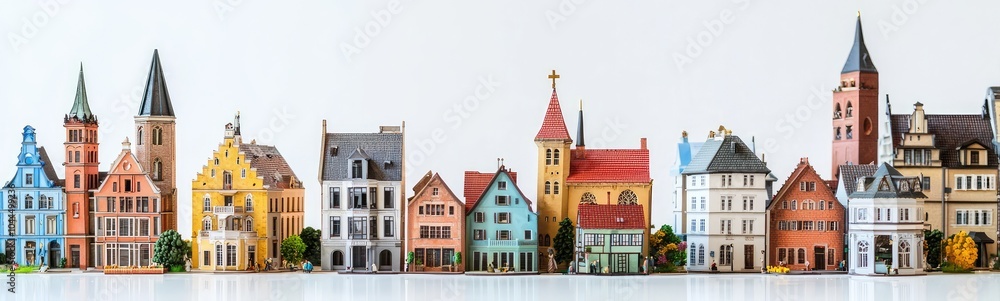 Vibrant Historical Town Buildings Collection Vibrant Historical Town Buildings Collection