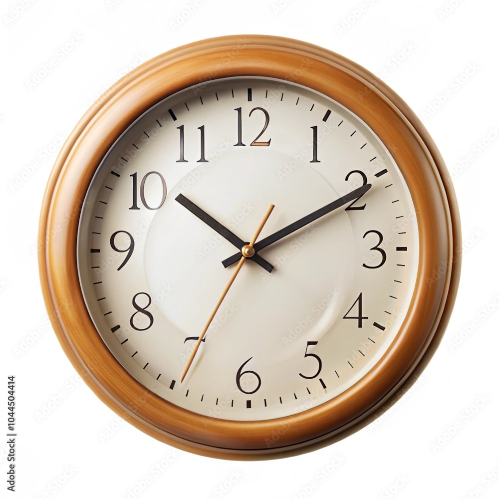 Wall clock isolated on white background Wall clock isolated on white background