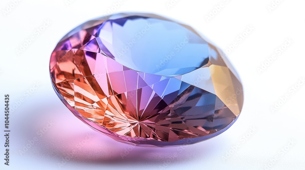 A brilliantly cut gemstone reflecting a spectrum of colors in a radiant display of artistry and craftsmanship A brilliantly cut gemstone reflecting a spectrum of colors in a radiant display of artistry and craftsmanship