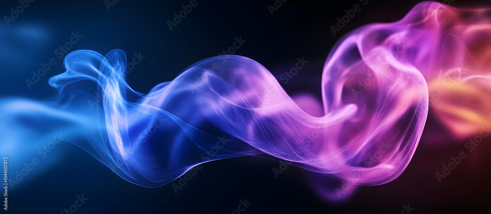 Blurred Smoke in Blue and Purple Background Blurred Smoke in Blue and Purple Background