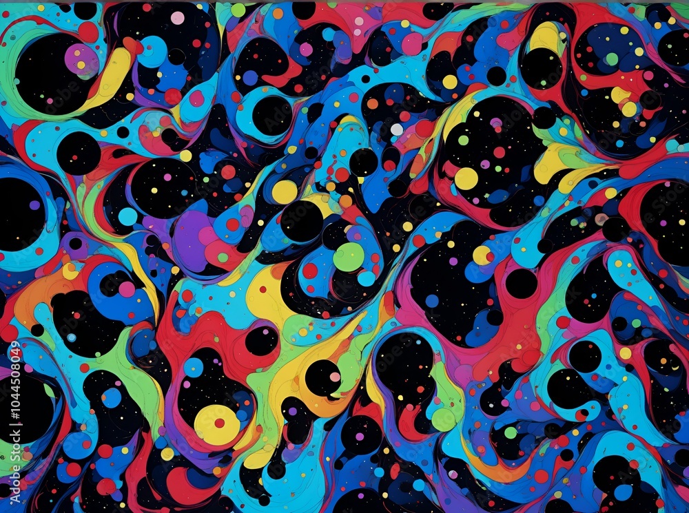 Abstract Background Colorful Dark Abstract Background Colorful Dark