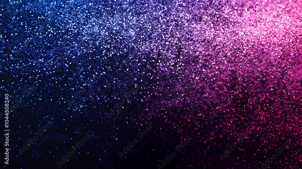 Obraz premium Grainy gradient background, dark blue purple magenta pink black abstract noise texture banner, poster header backdrop design 