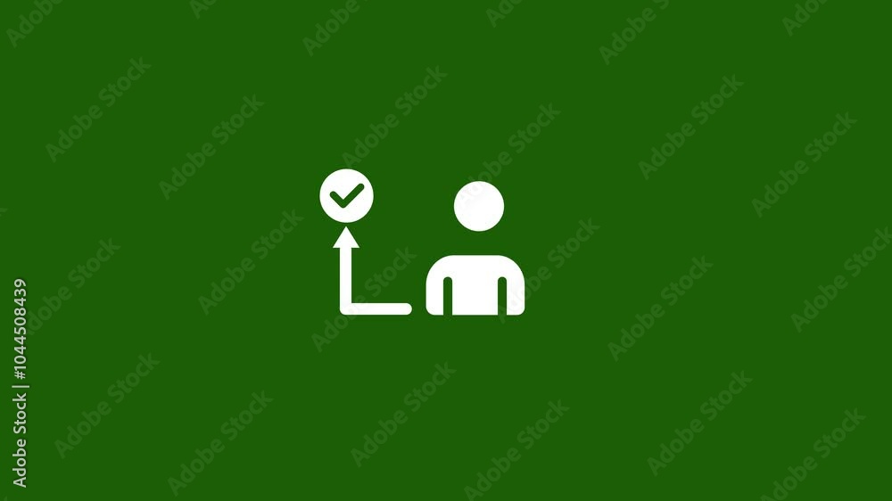 man thinking right concept icon concept animation man thinking right concept icon concept animation