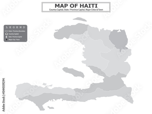 American Countries Geography Political map. Political map of country with capital, province or state capital, major cities and town.