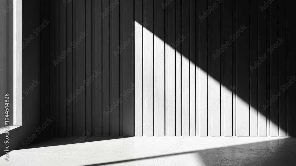 High Contrast Studio Lighting with Simple Lines High Contrast Studio Lighting with Simple Lines