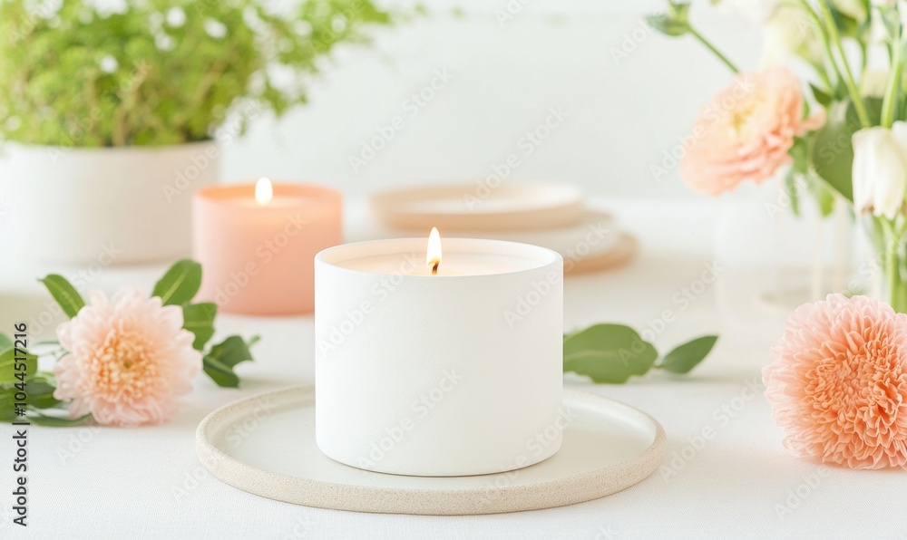 Elegant Candlelight Dining Decor with Fresh Flowers and Sophisticated Ambiance Elegant Candlelight Dining Decor with Fresh Flowers and Sophisticated Ambiance